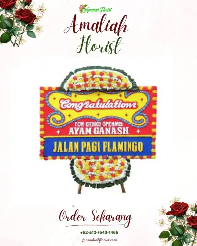 Bunga Papan Congratulation di Asam Kumbang